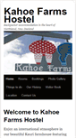 Mobile Screenshot of kahoefarms.co.nz